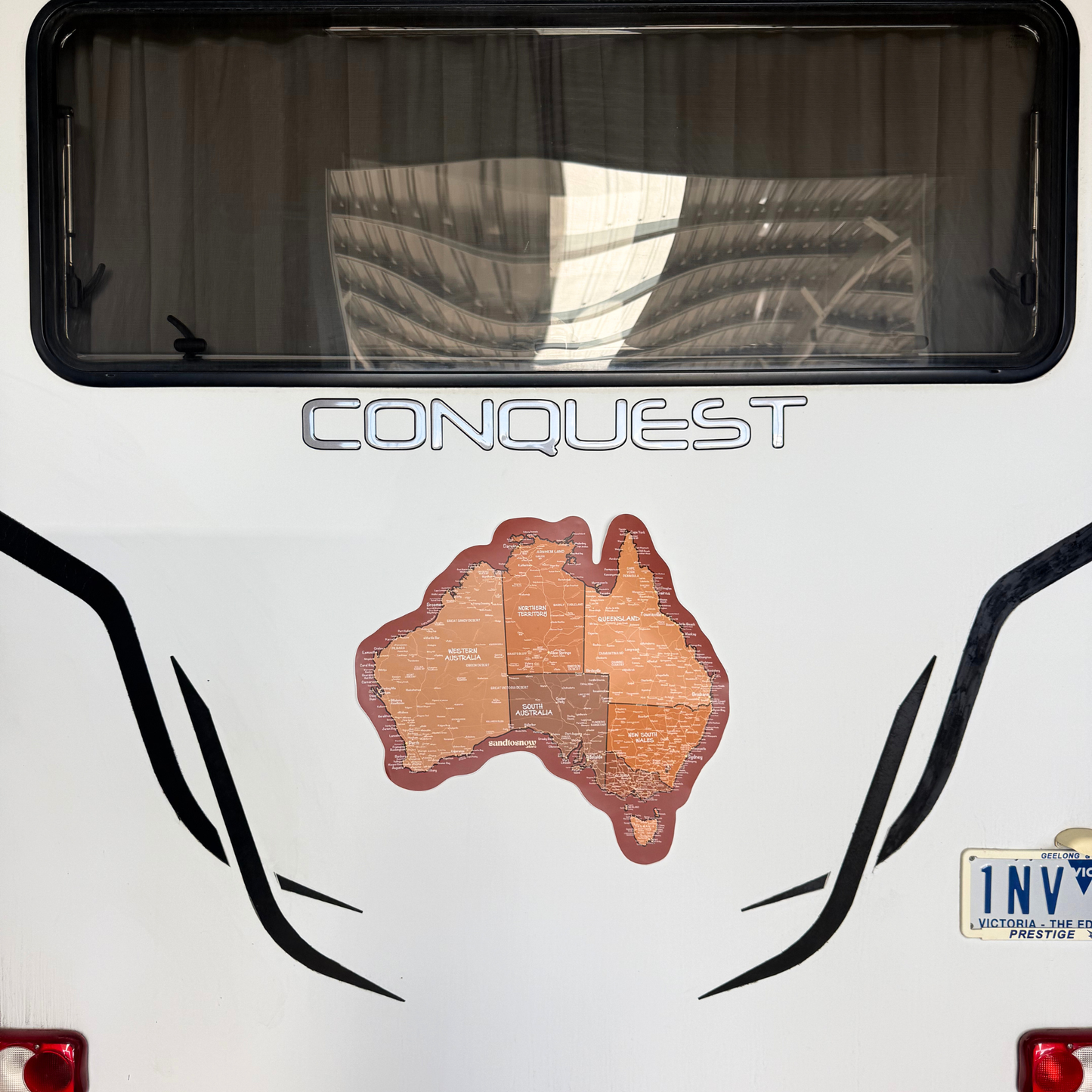 Map of Australia Sticker - Large
