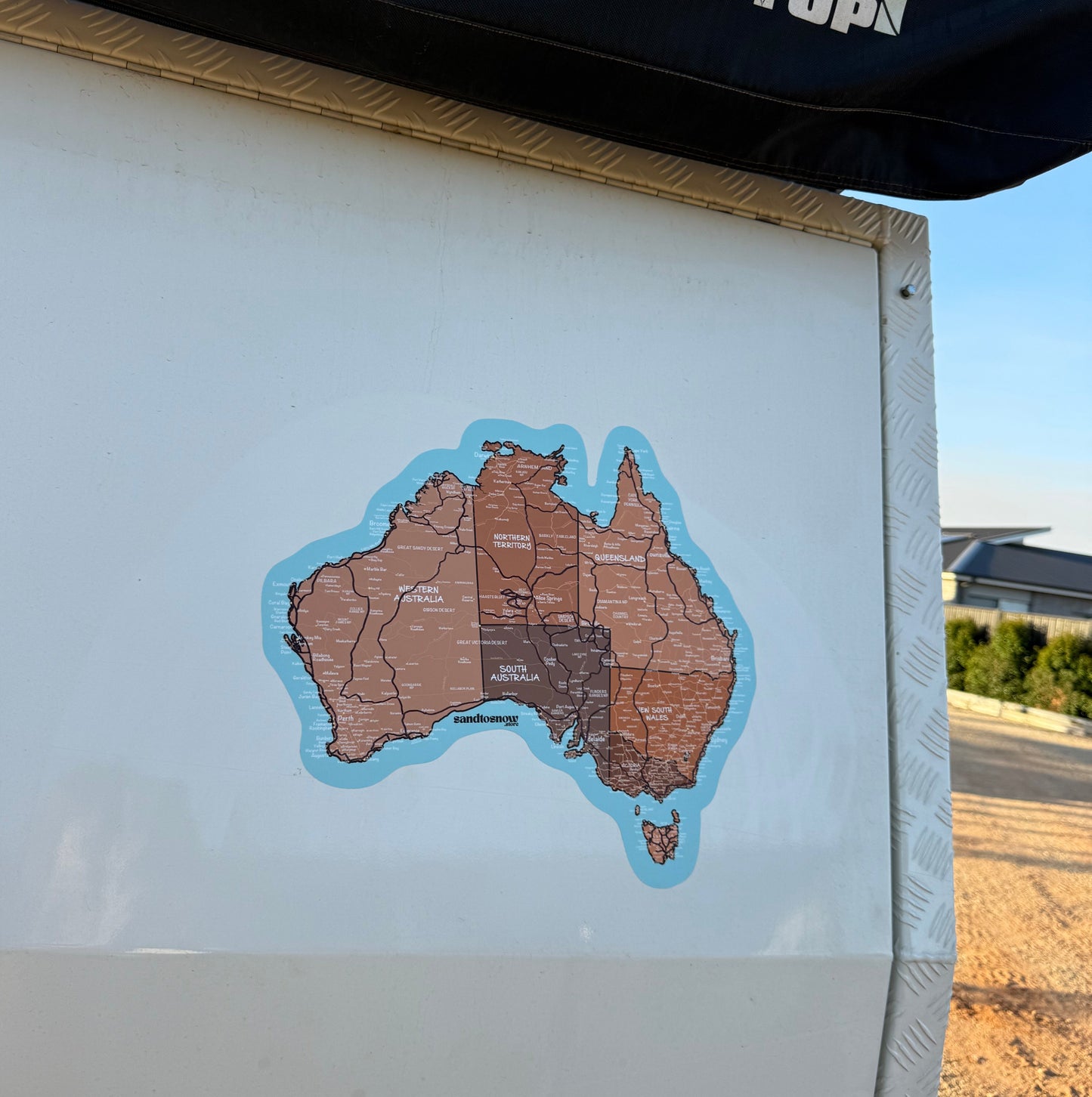 Map of Australia Sticker