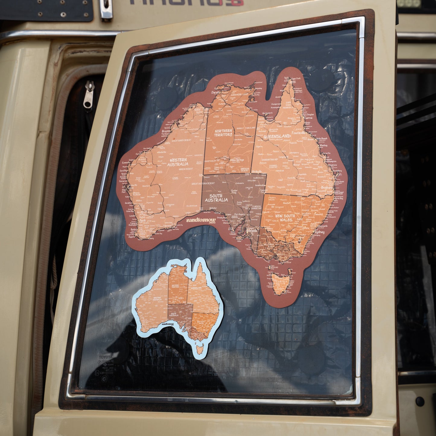 Map of Australia Sticker - Mini