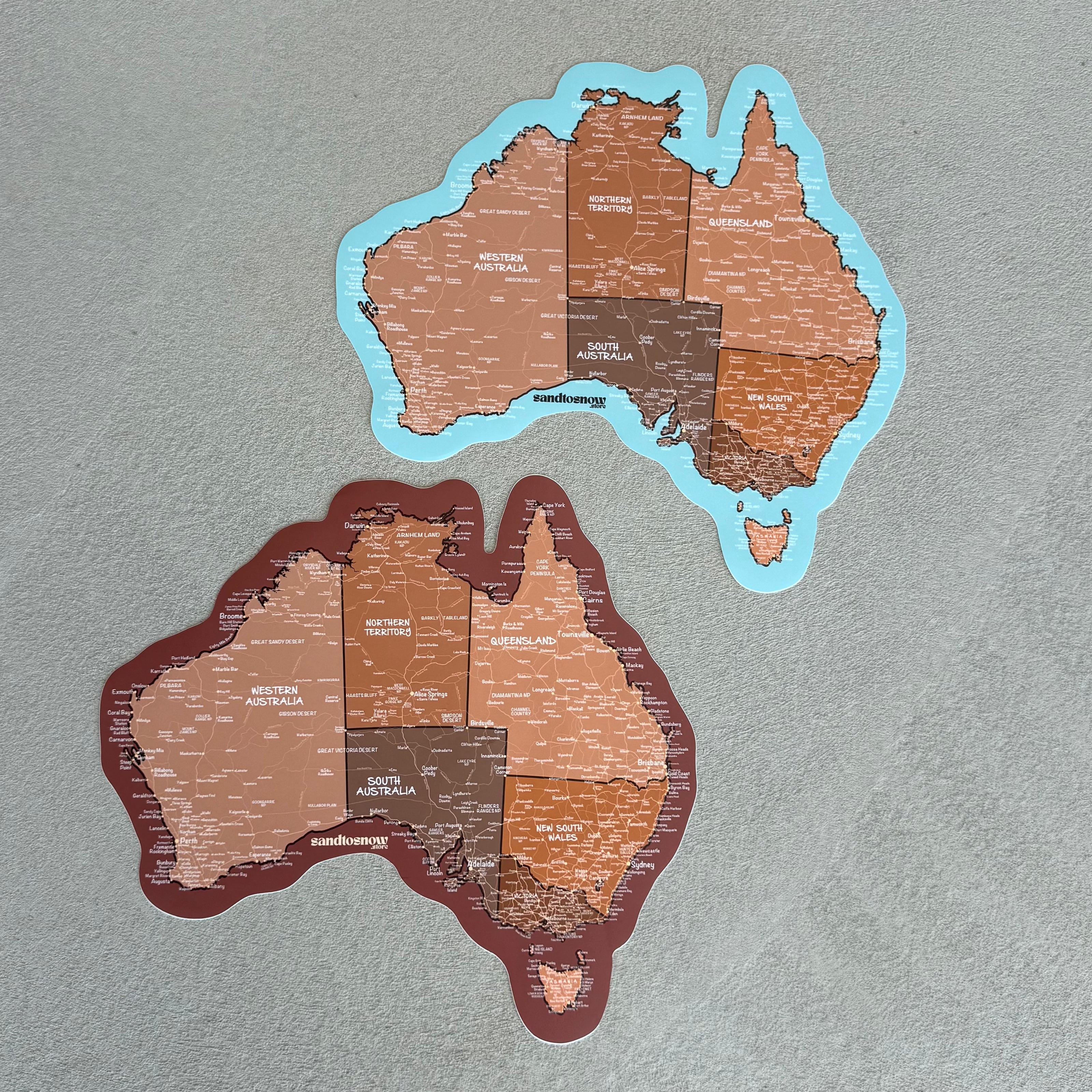Map of Australia Sticker
Roadtrip Australia
Travel Australia Souvenirs 
Australia Map Decal
Tracing Roads
